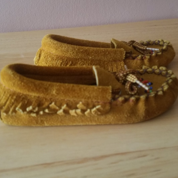 Children's Suede Moccasins - Picture 2 of 3